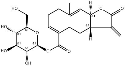β-D-Glucopyranosyl taraxinic ester Structure