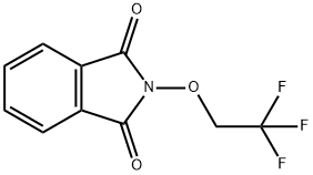 2-(2,2,2-三氟乙氧基)异吲哚啉-1,3-二酮 结构式