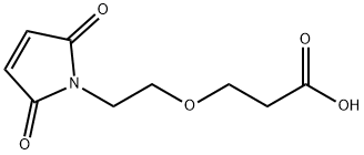 Mal-PEG1-acid Structure