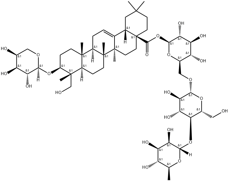 常春藤苷 D,760961-03-3,结构式