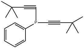 Phenyl-di(t-butylethynyl)phosphine 结构式
