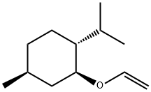 Cyclohexane, 2-(ethenyloxy)-4-methyl-1-(1-methylethyl)-, (1R,2S,4S)- Structure