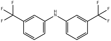 Benzenamine, 3-(trifluoromethyl)-N-[3-(trifluoromethyl)phenyl]- Struktur