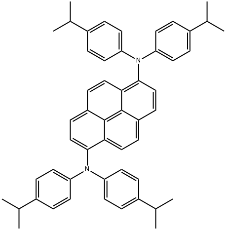 1,6-diamine -N1,N1,N6,N6-4 (4-isopropyl) pyrene Structure
