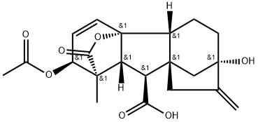 GIBBERELLIN A3 3-ACETATE, 7648-02-4, 结构式