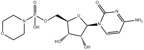 Cytidine, 5'-(hydrogen 4-morpholinylphosphonate) Structure