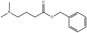 Butanoic acid, 4-(dimethylamino)-, phenylmethyl ester Structure