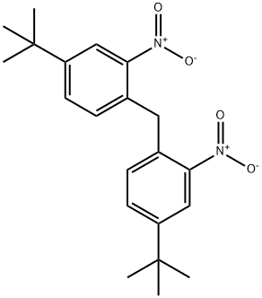 Benzene, 1,1'-methylenebis[4-(1,1-dimethylethyl)-2-nitro- Struktur