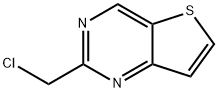 2-(Chloromethyl)thieno[3,2-d]pyrimidine 化学構造式