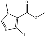 1H-Imidazole-5-carboxylic acid, 4-iodo-1-methyl-, methyl ester,773875-71-1,结构式