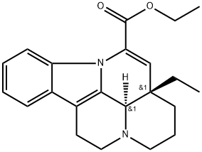 ethyl (41R,13aS)-13a-ethyl-2,3,41,5,6,13a-hexahydro-1H-indolo[3,2,1-de]pyrido[3,2,1-ij][1,5]naphthyridine-12-carboxylate Structure