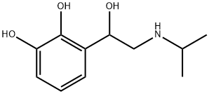1,2-Benzenediol, 3-[1-hydroxy-2-[(1-methylethyl)amino]ethyl]- Structure