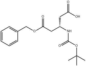 Pentanedioic acid, 3-[[(1,1-dimethylethoxy)carbonyl]amino]-, 1-(phenylmethyl) ester, (3S)-,776331-48-7,结构式