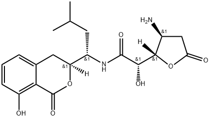 氨香豆菌素C, 77682-31-6, 结构式