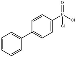 1-dichlorophosphoryl-4-phenylbenzene 化学構造式