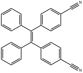 Benzonitrile, 4,4'-(1,2-diphenyl-1,2-ethenediyl)bis-, (Z)- (9CI) Structure