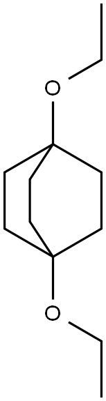 Bicyclo[2.2.2]octane, 1,4-diethoxy- Struktur
