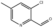2-Pyridinecarboxaldehyde, 3-chloro-5-methyl-,780801-56-1,结构式