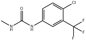 Urea, N-[4-chloro-3-(trifluoromethyl)phenyl]-N'-methyl- Structure