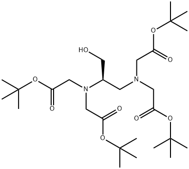 N,N''-[(1R)-1-(Hydroxymethyl)-1,2-ethanediyl]bis[N-[2-(1,1-dimethylethoxy)-2-oxoethyl]glycine Bis(1,1-dimethylethyl) Ester Structure