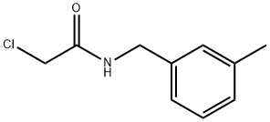 2-chloro-N-[(3-methylphenyl)methyl]acetamide Structure