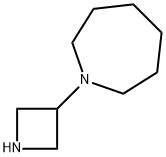 1-(氮杂环丁烷-3-基)氮杂环庚烷, 788157-02-8, 结构式