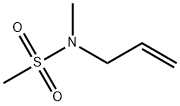 N-Methyl-n-(prop-2-en-1-yl)methanesulfonamide 结构式