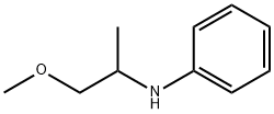 Benzenamine, N-(2-methoxy-1-methylethyl)- Structure