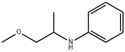 Benzenamine, N-(2-methoxy-1-methylethyl)- Struktur
