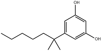 2-methyl-2-(3,5-dihydroxyphenyl)heptane Structure