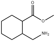 Cyclohexanecarboxylic acid, 2-(aminomethyl)-, methyl ester Structure