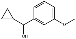 环丙基(3-甲氧基苯基)甲醇,79134-93-3,结构式