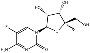 5-Fluoro-4'-C-methylcytidine Structure