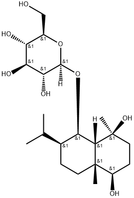 オフィオポゴノシドA 化学構造式