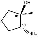 rel-(1R,2R)-2-Amino-1-methylcyclopentanol Structure