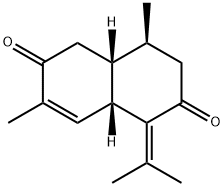 9-オキソ-10,11-デヒドロ-ageraphorone 化学構造式