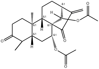 Glaucocalyxin A diacetate Structure