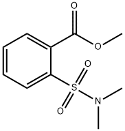2-(N,N-二甲基氨磺酰基)苯甲酸甲酯 结构式