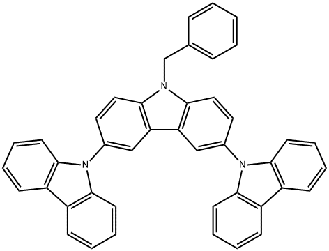 9'-Benzyl-9'H-9,3':6',9"-tezazole Structure