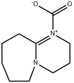 Pyrimido[1,2-a]azepinium, 1-carboxy-2,3,4,6,7,8,9,10-octahydro-, inner salt 化学構造式