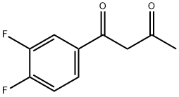 1,3-Butanedione, 1-(3,4-difluorophenyl)-,79881-17-7,结构式