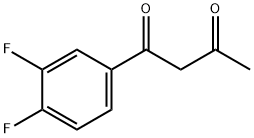 1,3-Butanedione, 1-(3,4-difluorophenyl)- Struktur