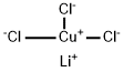 塩化銅(I)-ビス(塩化リチウム)錯体 化学構造式