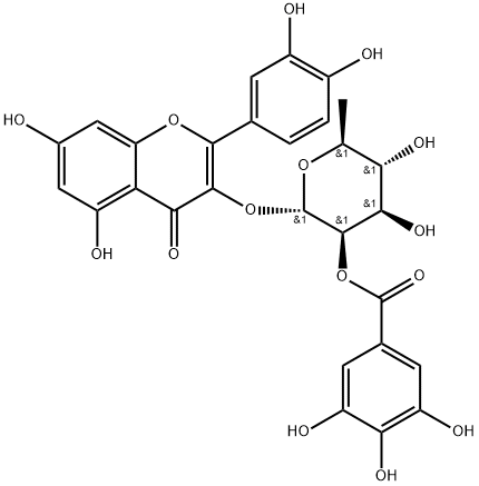 2''-O-Galloylquercitrin Structure