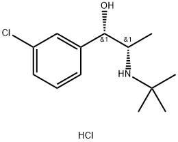 外消旋盐酸安非他酮-D9盐酸盐 结构式