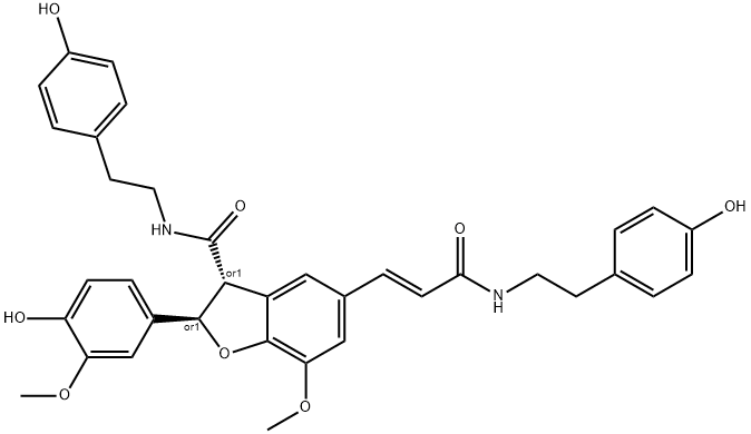 克罗酰胺 结构式