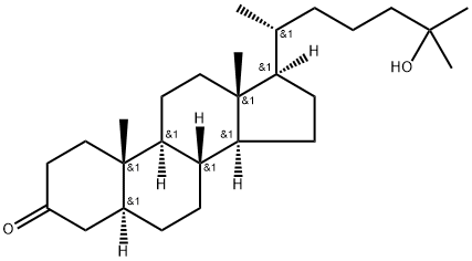 (5α)-25-Hydroxycholestan-3-one Structure