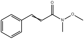 3-phenyl-N-methoxy-N-methylacrylamide Struktur