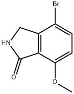 4-溴-7-甲氧基异吲哚-1-酮, 808127-82-4, 结构式