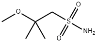 2-methoxy-2-methylpropane-1-sulfonamide 结构式